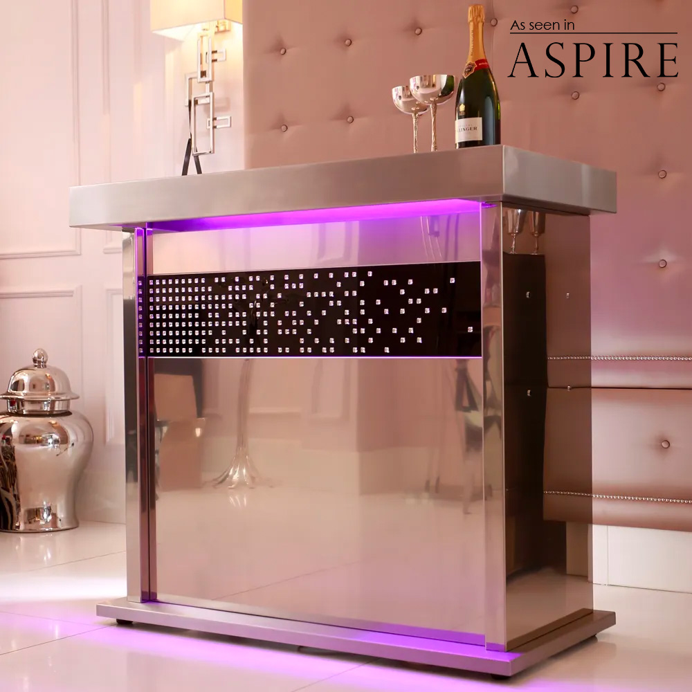 Champagne Crystal Home Bar