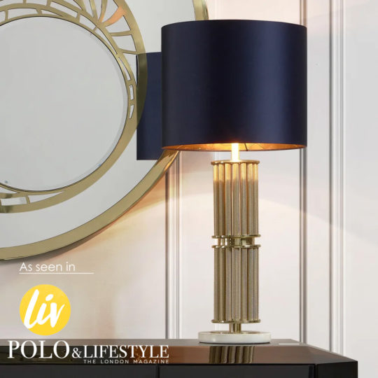 Elegant Designer Luxury Brass Table Lamp