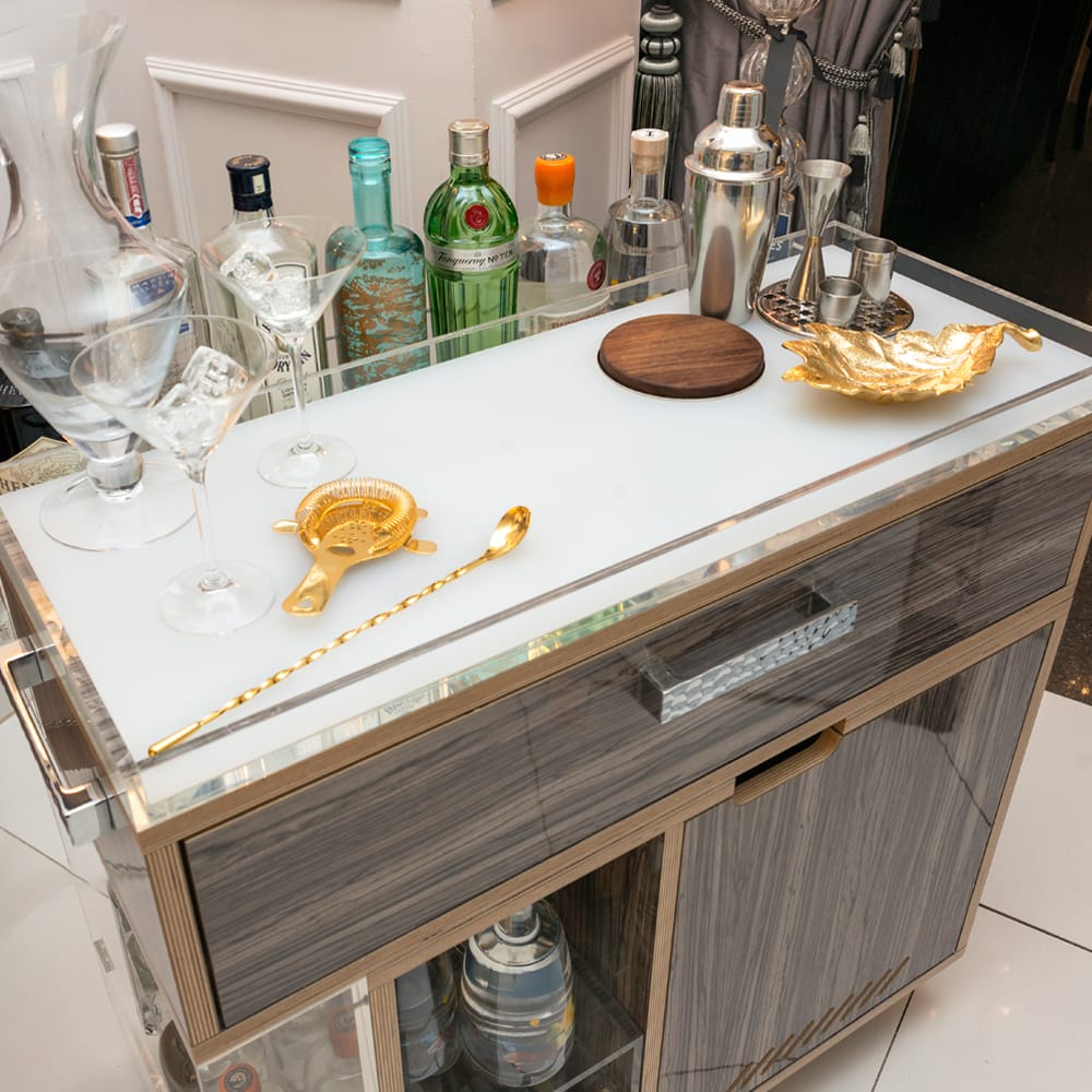 The Most Perfect Modern Gin Trolley