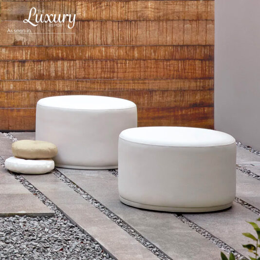 Contemporary Modular Designer Outdoor Garden Pouffe