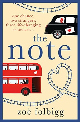 The Note by Zoe Folbigg, front cover, holiday reading