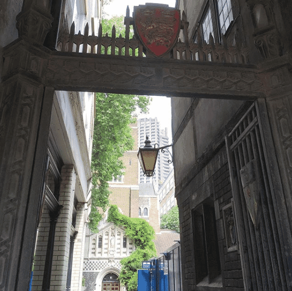 Entrance to St Bartholomew the Great hidden gem London Festival of Architecture 2018