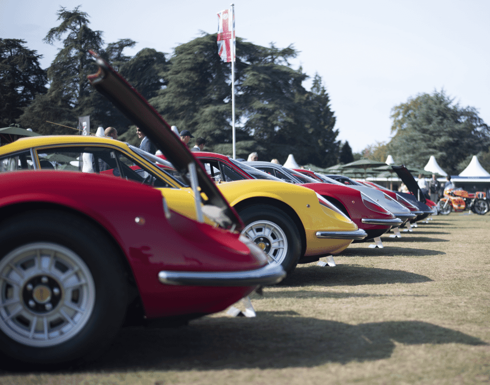 Salon Privé 2018, classic cars on display, Concours d'Elegance