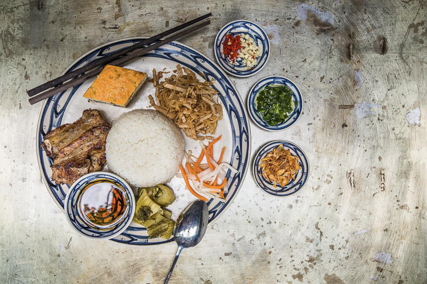 Vietnam, food, com tam, broken rice