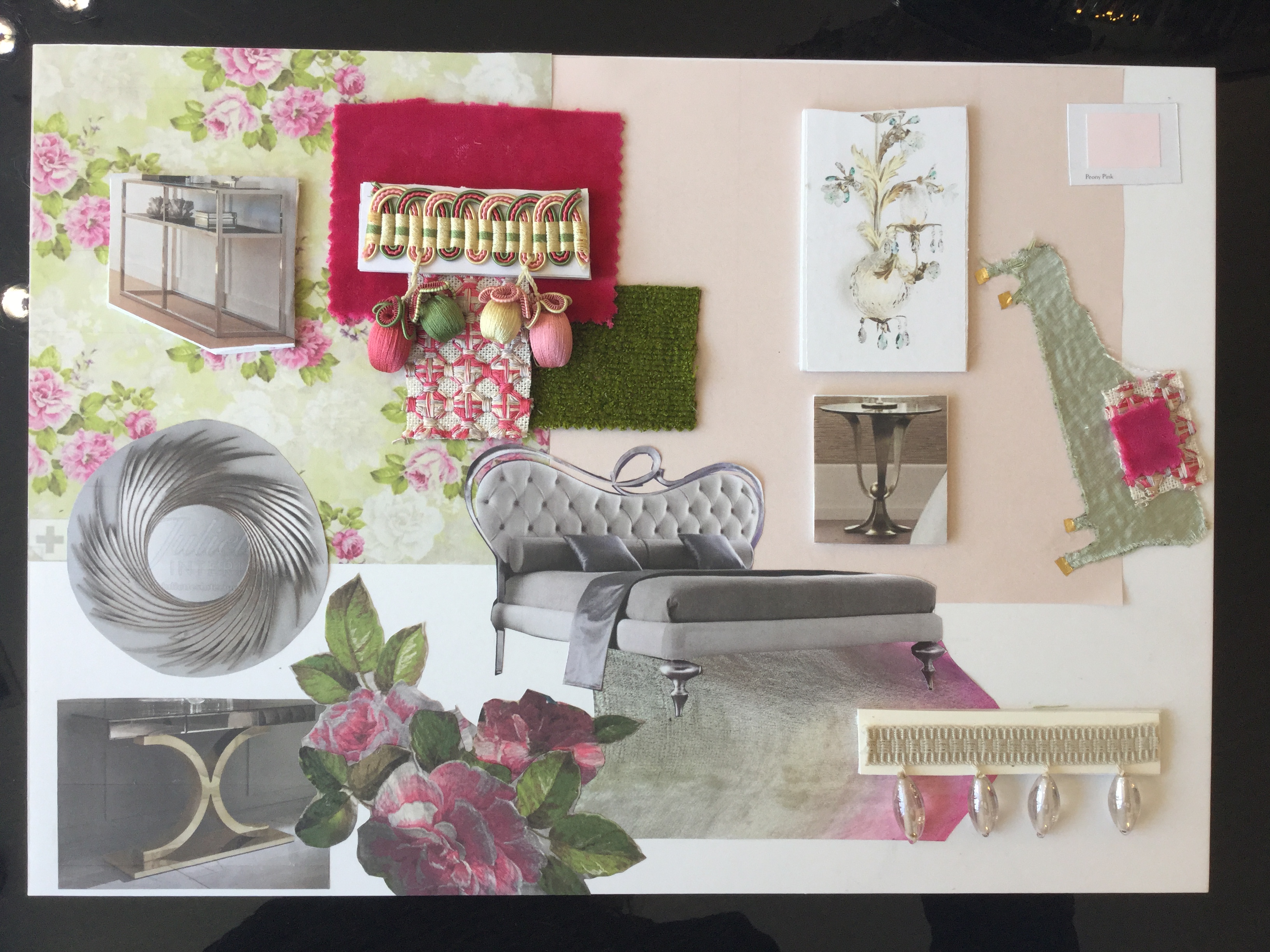 Interior Design Course, Day 5, moodboard