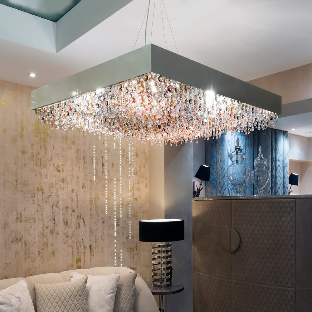 Ex-display-opulent-multicolour-modern-square-chandelier-3