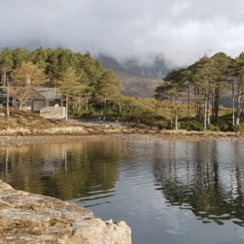 Lochside House set into Scottish Landscape feature pic