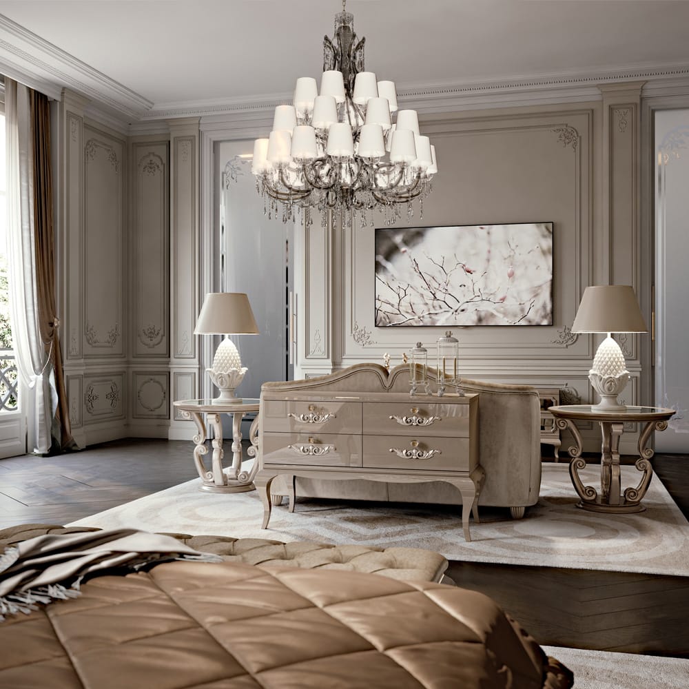 Furniture Sourcing and Re-creation Service, glamorous bedroom