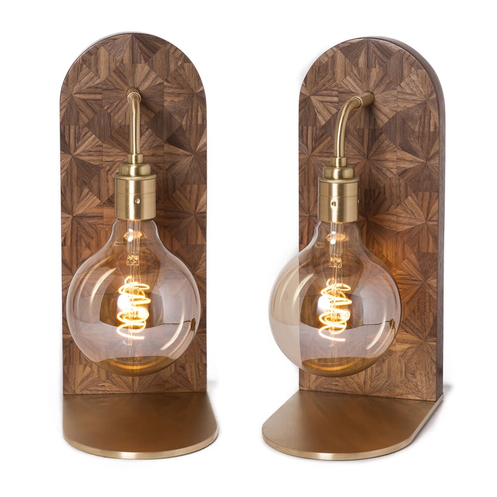 new arrivals, marquetry globe table lamp