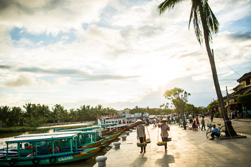 Vietnam, Hoi An's Ancient town, Riverside