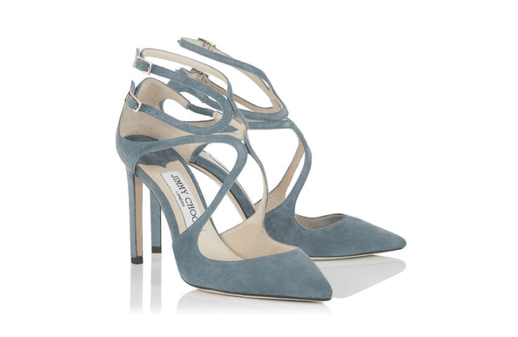 Jimmy Choo Blue Suede Lancer Mother's Day