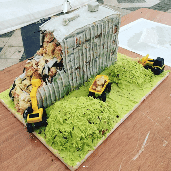 London Metropolitan University Robin Hood Gardens cake London Festival of Architecture Round Up