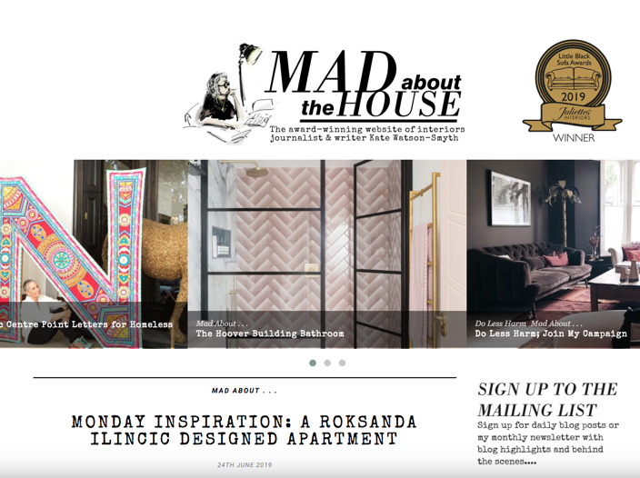 Blog Awards, Mad About the House