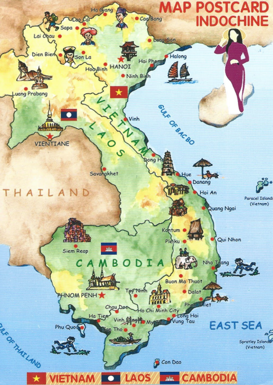 Vietnam map