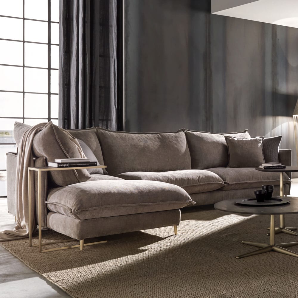 Chelsea Collection, large squashy sofa with chaise end