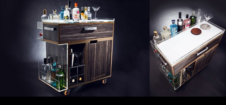 Image of the Juniper Gin Trolley, The Worlds Largest Gin Collection