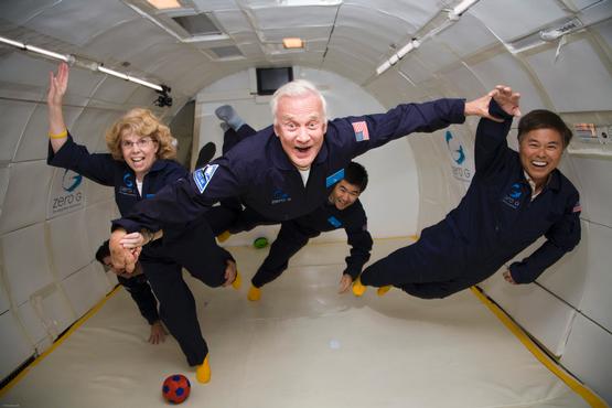 fathers day, zero gravity experience, Buzz Aldrin