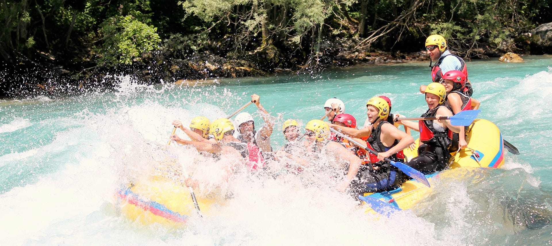 White water rafting on the Tara River, Montenegro