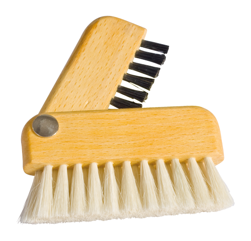 fathers day gift, laptop brush, dual brush, natural bristle