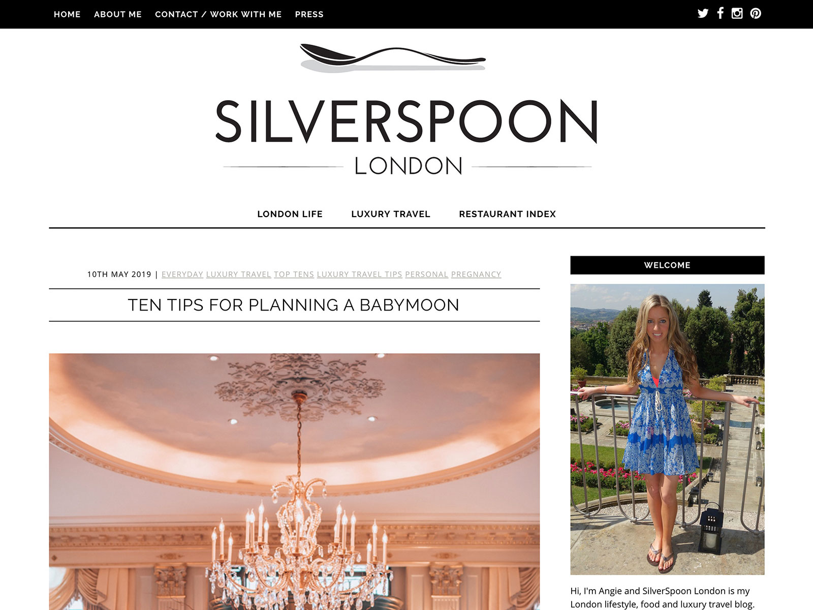 Little Black Sofa Blog Awards Silver Spoon