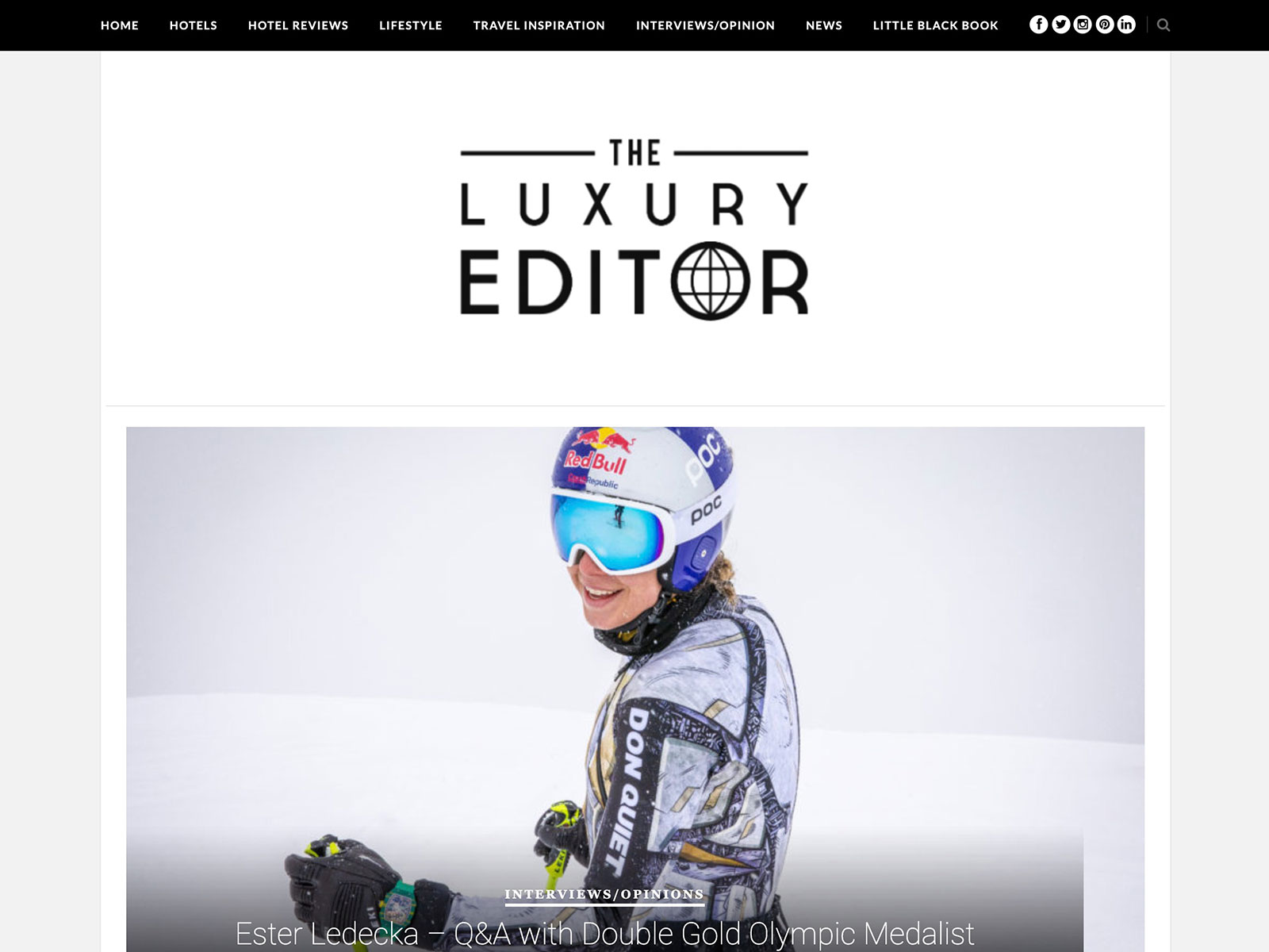 Little Black Sofa Blog Awards The Luxury Editor