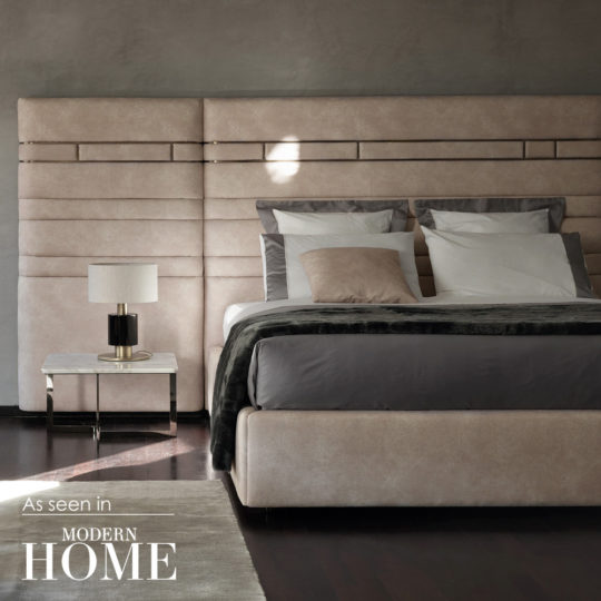 Luxury Designer Italian Bed With Wide Headboard