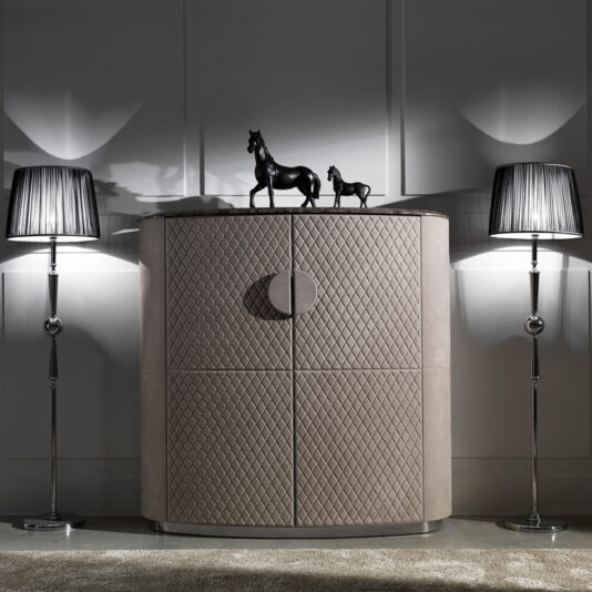Chrome Contemporary Designer Italian Floor Lamp