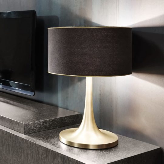 Contemporary Italian Brass Table Lamp