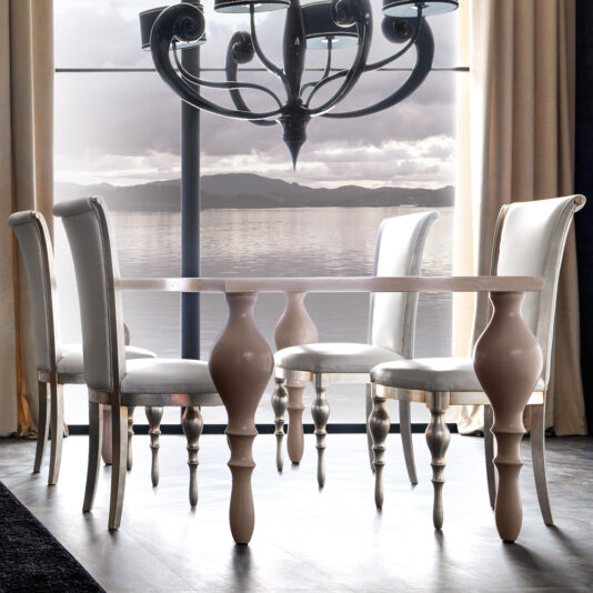 Contemporary Italian Dining Table Set