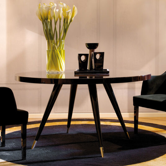 Contemporary Italian Round Dining Table