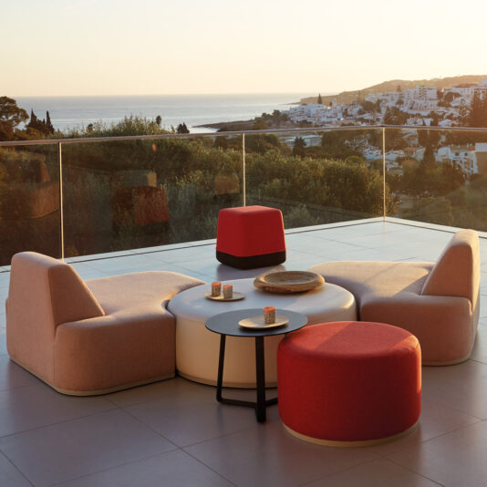 Contemporary Modular Designer Outdoor Garden Seating Set