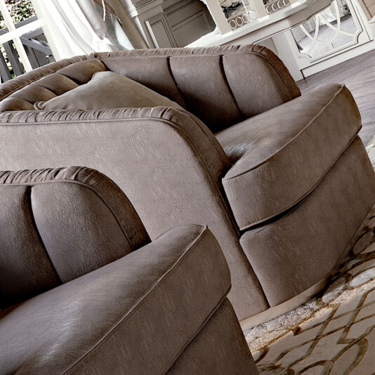 Designer Art Deco Style Leather Armchair Designer Art Deco Style Leather Armchair