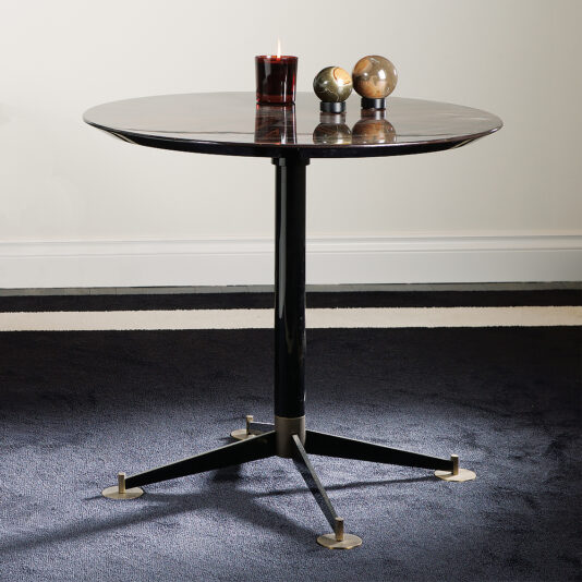 Designer Round Makassar Small Dining Table