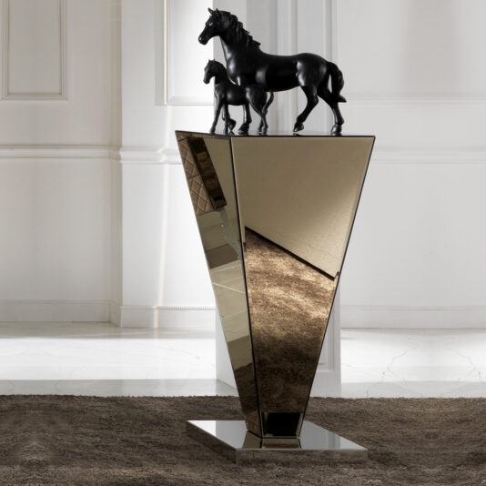 Glass Graduated Ornamental Pedestal