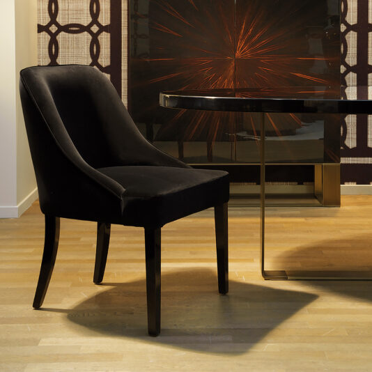 High End Designer Velvet Dining Chair