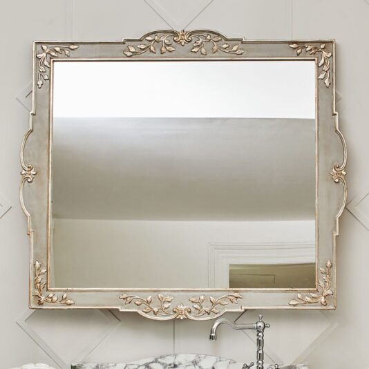 High End Louis XVI Inspired Designer Wall Mirror