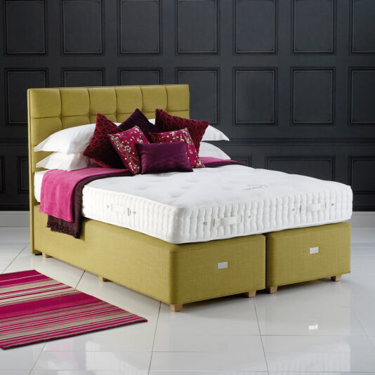 Hypnos Grace Contemporary Button Upholstered Headboard Hypnos Grace Contemporary Button Upholstered Headboard