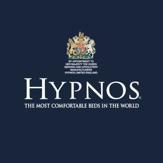 Hypnos Grace Contemporary Button Upholstered Headboard Hypnos Logo