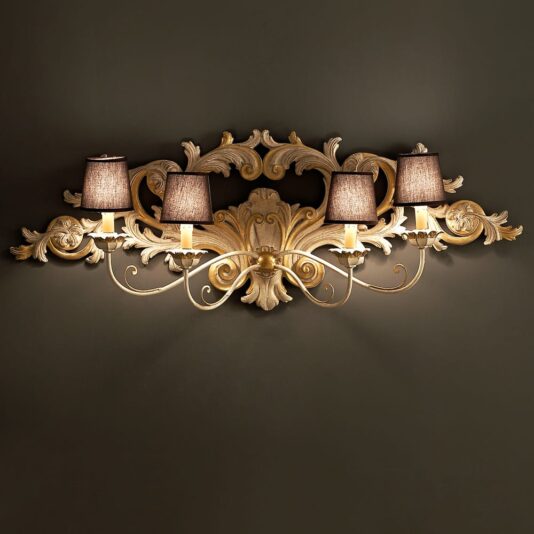 Large Ornate Italian Classic Designer Wall Light