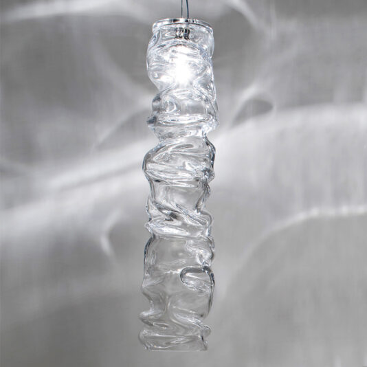 Modern Italian Designer Crystal Pendant Light