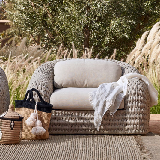 Luxurious Designer Contemporary Outdoor Garden Armchair