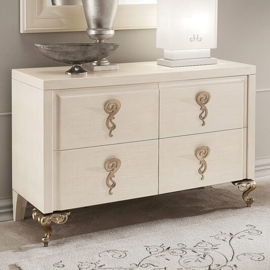 Luxury Contemporary Italian Designer 4 Drawer Chest