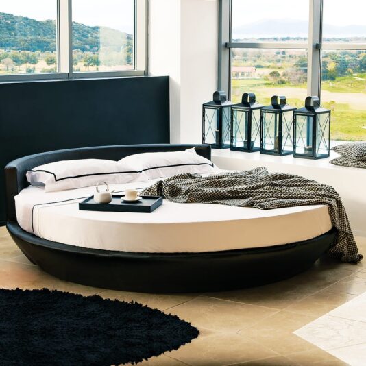 Luxury Italian Designer Round Bed