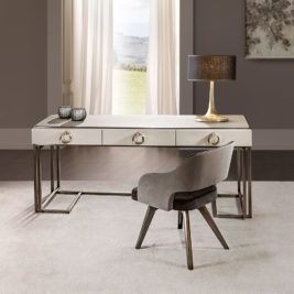 Luxury Italian Mother Of Pearl Writing Desk