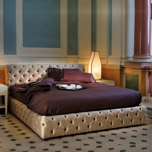 Luxury Modern Button Upholstered Bed