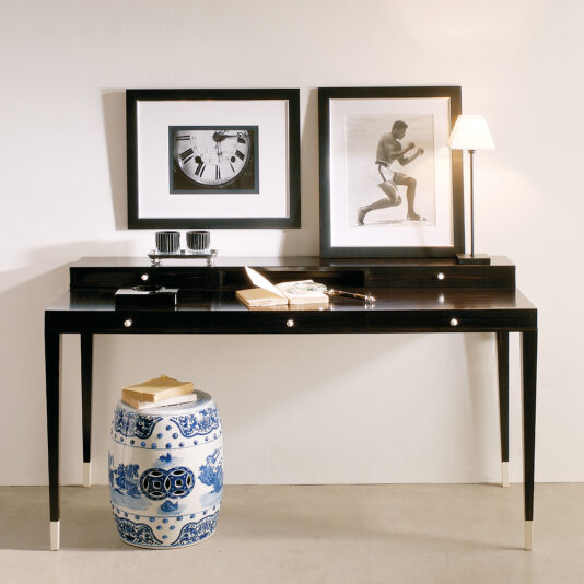 Modern Italian Ebony Writing Desk