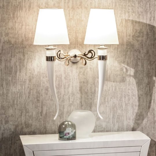 Modern Italian Ivory Wall Lamp