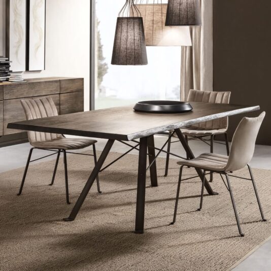 Modern Wooden Italian Rectangular Dining Table