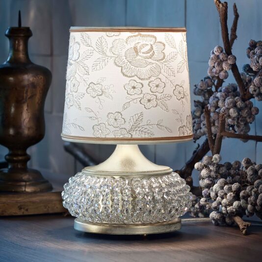 Small Glamorous Crystal Table Lamp