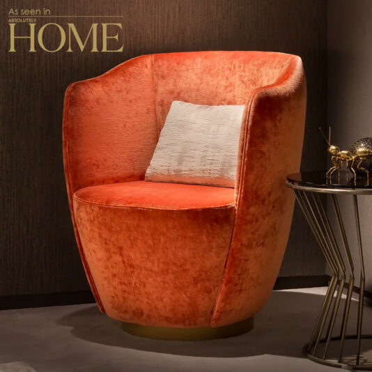 Exclusive Modern Italian Velvet Armchair